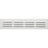 Grille d'aération aluminium laqué, L.5 X L.24 cm|Sanifer Tamatave