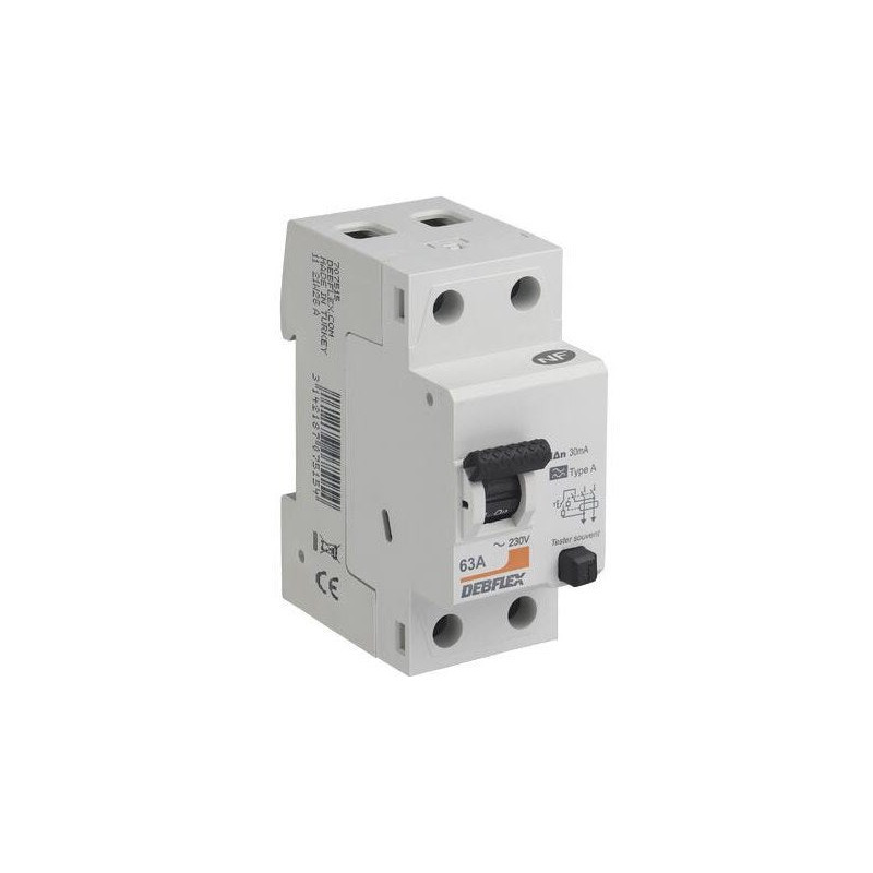 Interrupteur différentiel DEBFLEX 63 A type A|Sanifer Tamatave