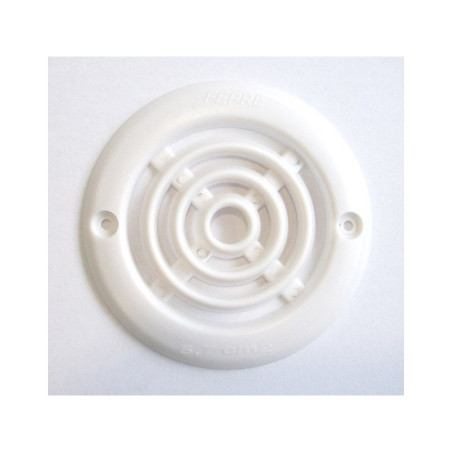 Lot de 4 grilles d'aération Abs Naturel, Diam.6.4 Cm|Sanifer Tamatave
