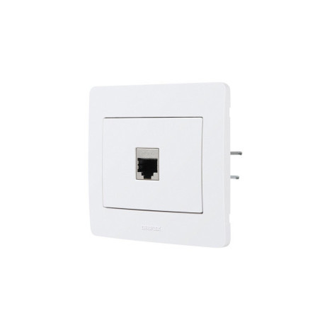 Prise Rj45 Diam2, Debflex, Blanc|Sanifer Tamatave