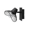 Spot patére industriel métal noir E14 max 40 W, SEYNAVE KASTELI|Sanifer Tamatave
