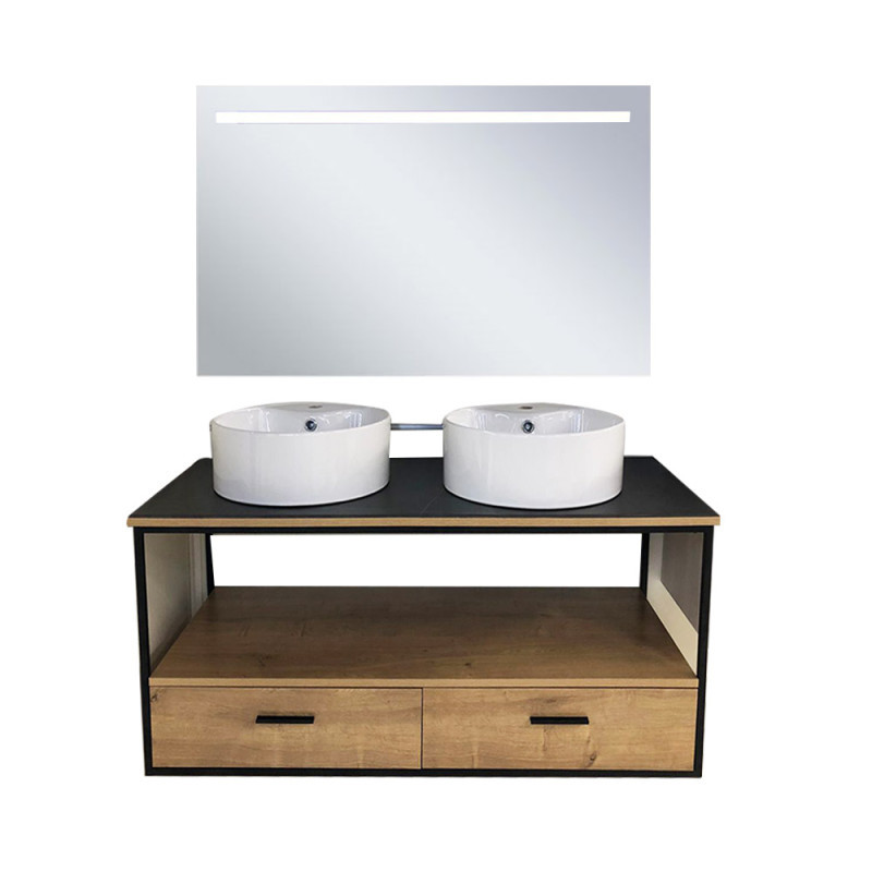 Meuble salle de bains FRAM 120 E  (3 éléments) | Sanifer Tamatave