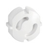 Lot de 6 caches-prises ABUS blanc| Sanifer Tamatave