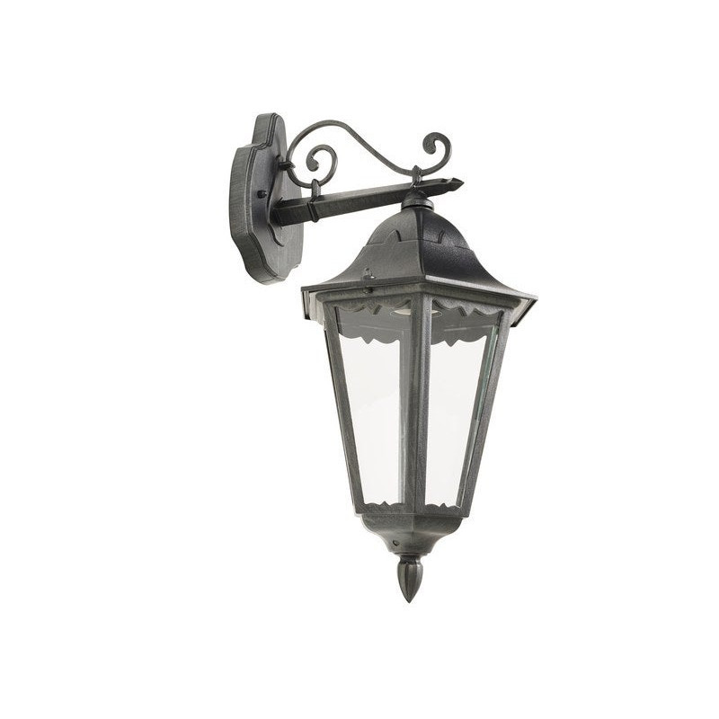 Applique extérieur E27 Max 60W noir argent Monza Inspire| Sanifer Tamatave