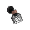 Spot design métal noir e27 INSPIRE Kanel| Sanifer Tamatave