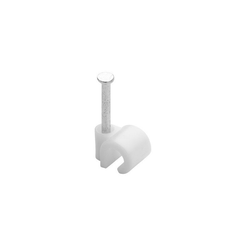 Sachet de 25 attache-fils, Diam. de 4 à 7 mm, L.9 mm, blanc|Sanifer Tamatave