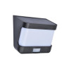 Applique extérieur solaire Fano, détection, 1000 lumens, IP54, noir, INSPIRE|Sanifer Tamatave