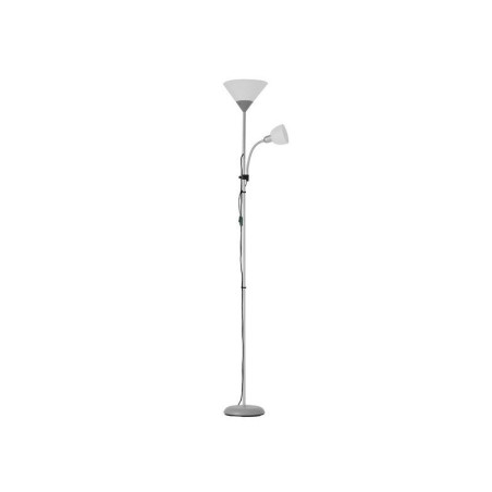 Lampadaire liseuse E27 H.177 cm Basic gris|Sanifer Tamatave