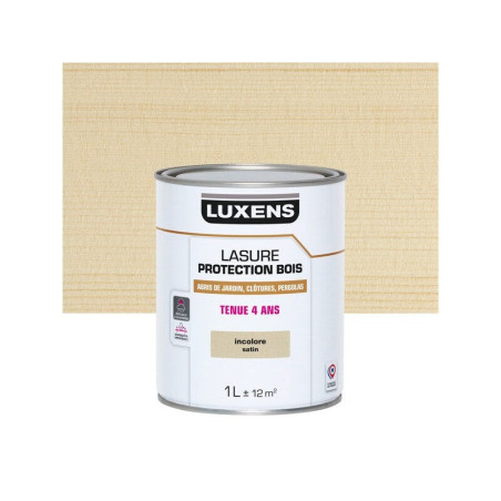 Lasure LUXENS 4 ans incolore satiné 1 Litre|Sanifer Tamatave
