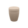 Poubelle de salle de bains 6 l beige SENSEA