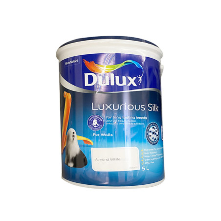 Peinture Lux Silk intérieur blanc amande 5 L - Sanifer