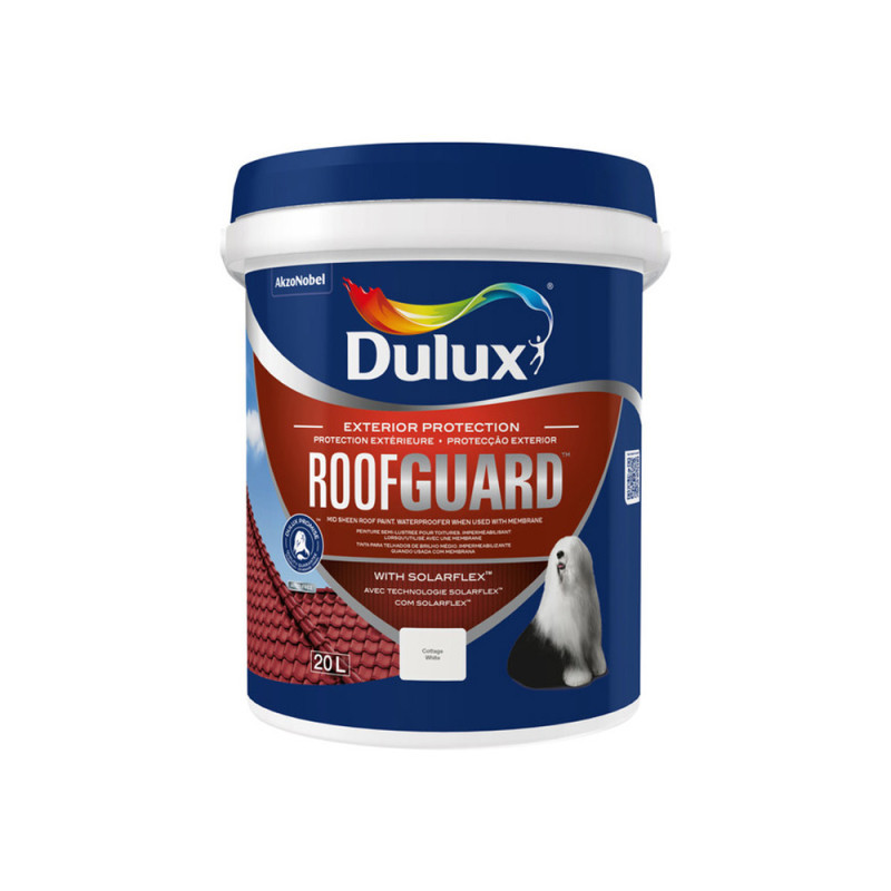 Peinture Roofguard tôle blanc 20 L - Sanifer