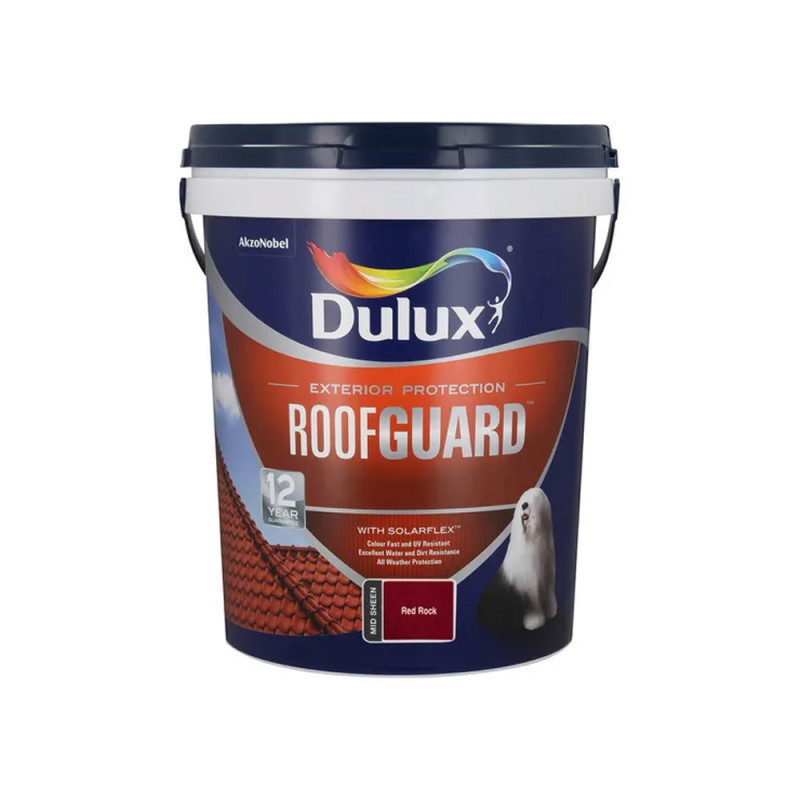 Peinture Roofguard tôle rouge 20 L - Sanifer