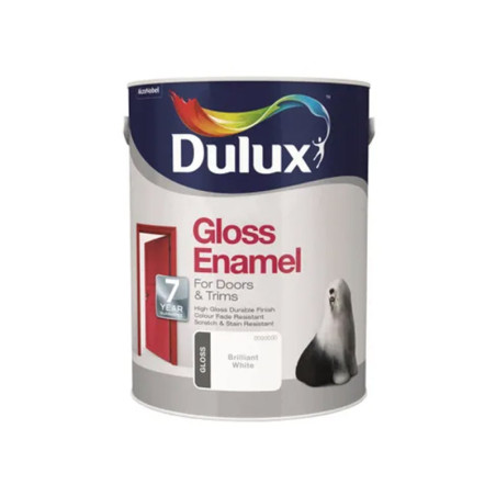 Peinture Gloss Enamel brillant noir intérieur/extérieur 5 L - Sanifer