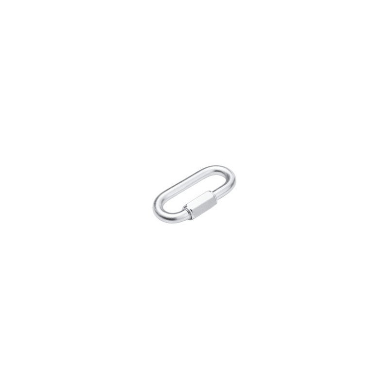 Maillon rapide acier zingué 10x90 mm 550 kg - Sanifer Tamatave