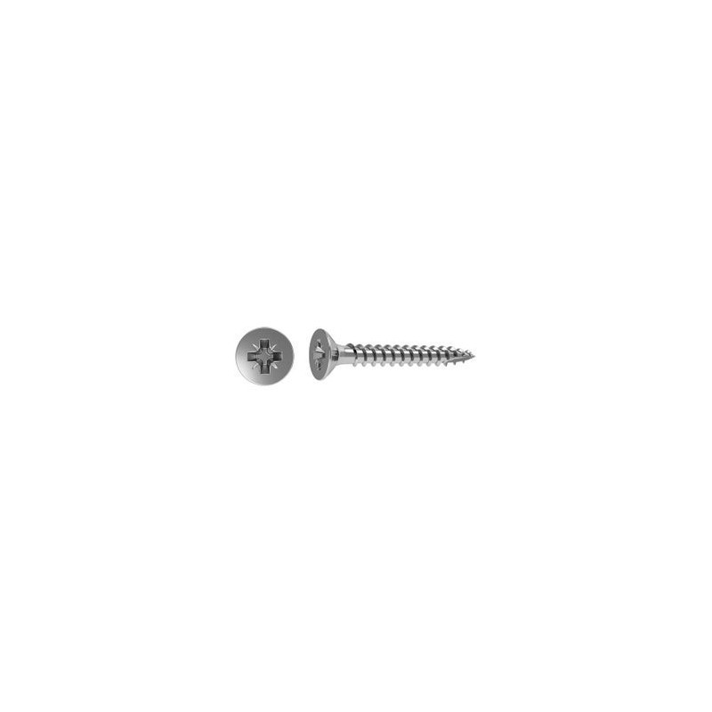 Vis agglomérés  tête fraisée pozidriv TFPZ inox A2 4x35mm sachet 20 pièces - Sanifer Tamatave