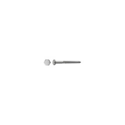 Tirefond Inox A2 8.0x60 mm Sachet 4 pièces - Sanifer Tamatave