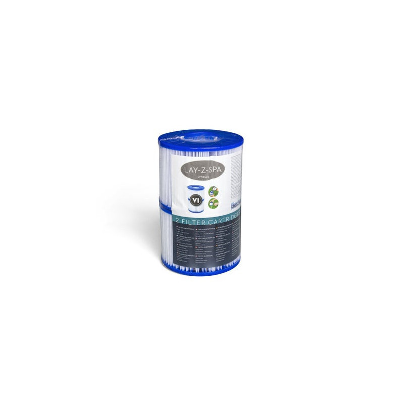 Lot de 2 cartouches filtrantes type VI BESTWAY - Sanifer tamatave