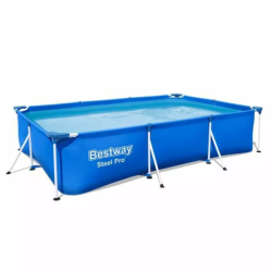 Piscine tubulaire rectangulaire 400x211x81cm Bestway Steel Pro|Sanifer Tamatave