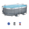 Piscine hors sol tubulaire 305x200x84cm POWER STEEL avec filtre Ã  cartouche|Sanifer Tamatave