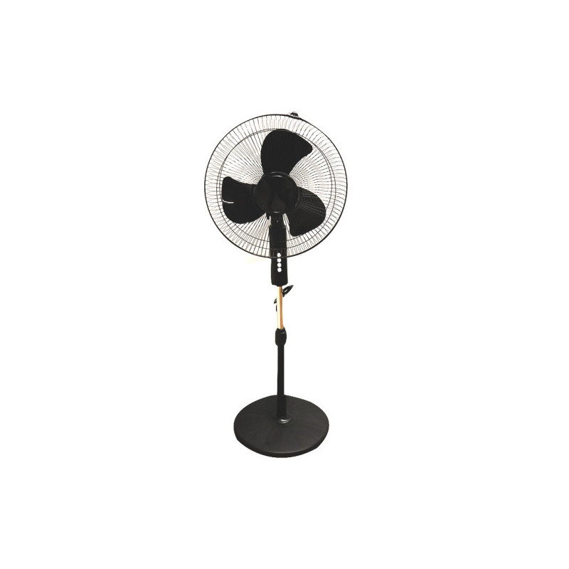 Ventilateur sur pied noir 40W|Sanifer Tamatave