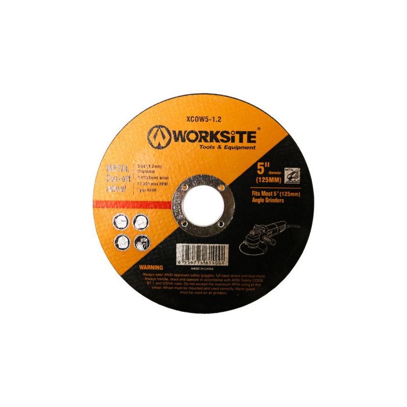 Disque métal 125x1,2x22,2cm