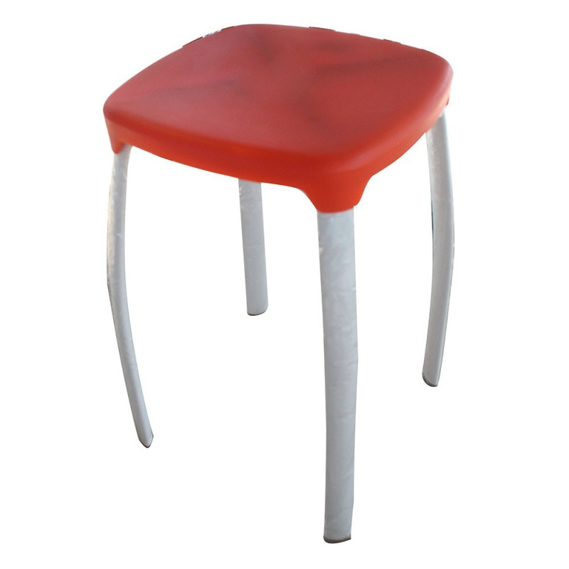  P50 TABOURET PLASTIQUE ORANGE 28*28*45CM* RSHINE INTERNATIONE TRADING LIMITE - Sanifer Tamatave