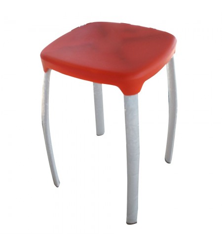  P50 TABOURET PLASTIQUE ORANGE 28*28*45CM* RSHINE INTERNATIONE TRADING LIMITE - Sanifer Tamatave
