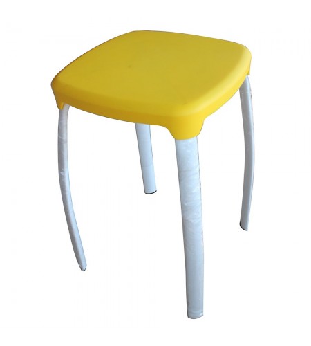  P50 TABOURET PLASTIQUE JAUNE 28*28*45CM* RSHINE INTERNATIONE TRADING LIMITE - Sanifer Tamatave