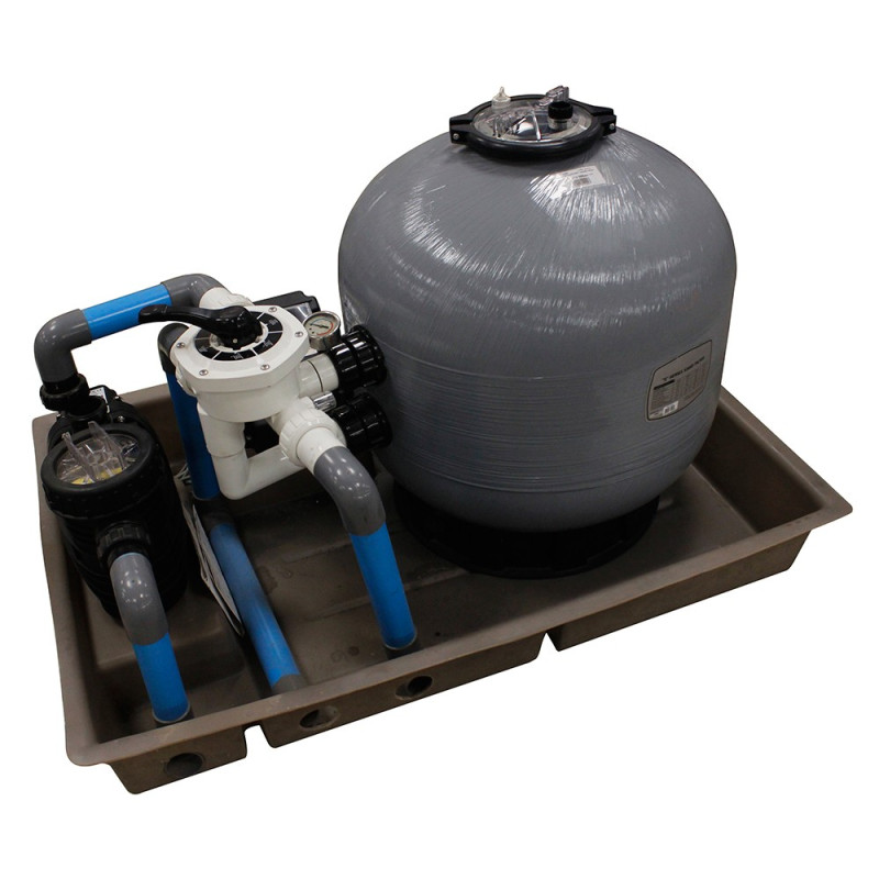 Filtre combi sp650+pompe 16m3-h+chlorinateur+boitier electri L'enigme mobilis POOL SUD - Sanifer Tamatave
