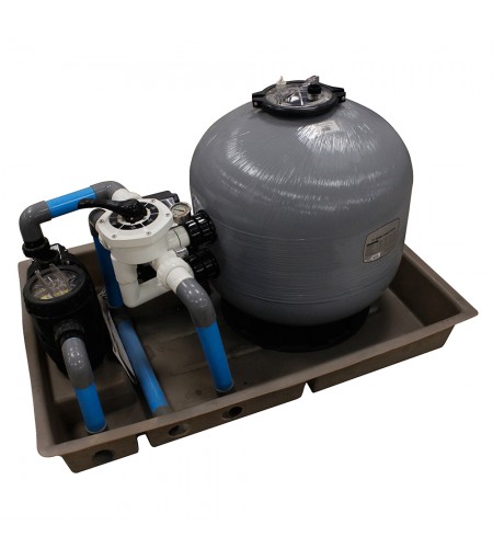 Filtre combi sp650+pompe 16m3-h+chlorinateur+boitier electri L'enigme mobilis POOL SUD - Sanifer Tamatave