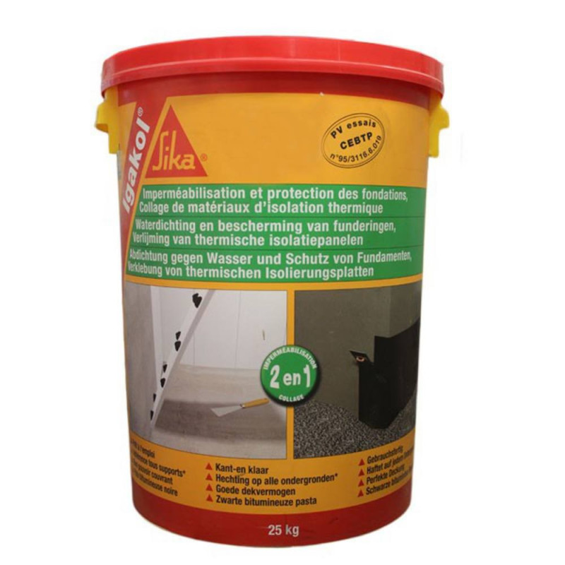  Sika igakol imperméabilisant parpaing-brique 25kg Sika france SIKA - Sanifer Tamatave
