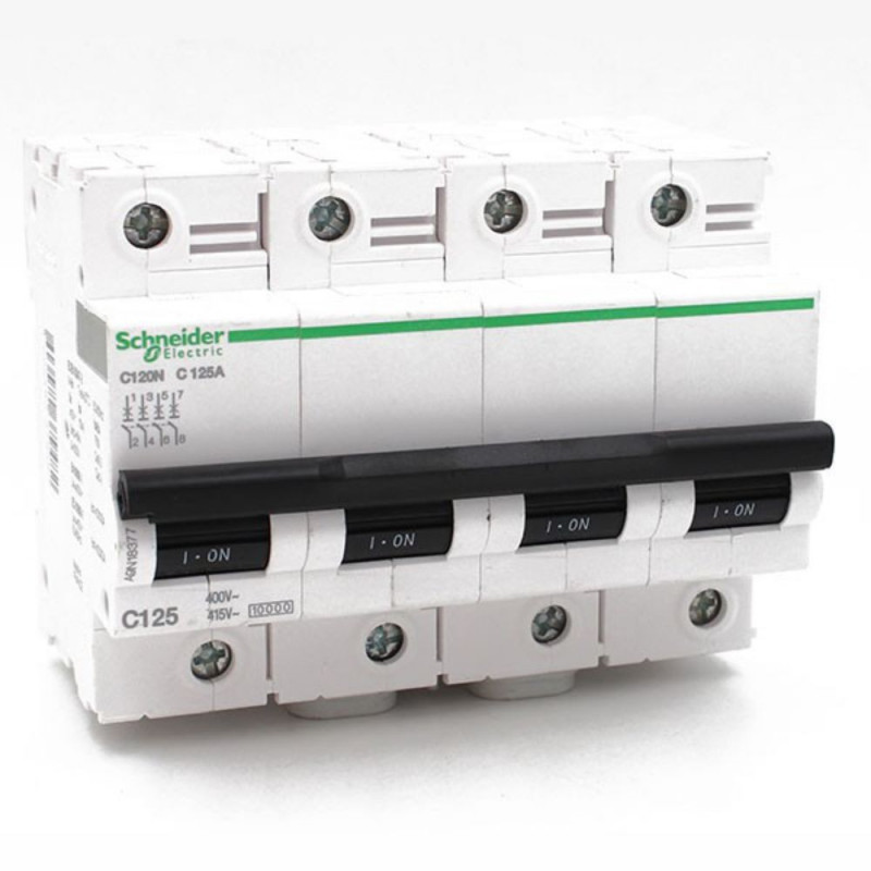  Disjoncteur  C120N tetra 125A courbe C * SCHNEIDER ELECTRIC - Sanifer Tamatave