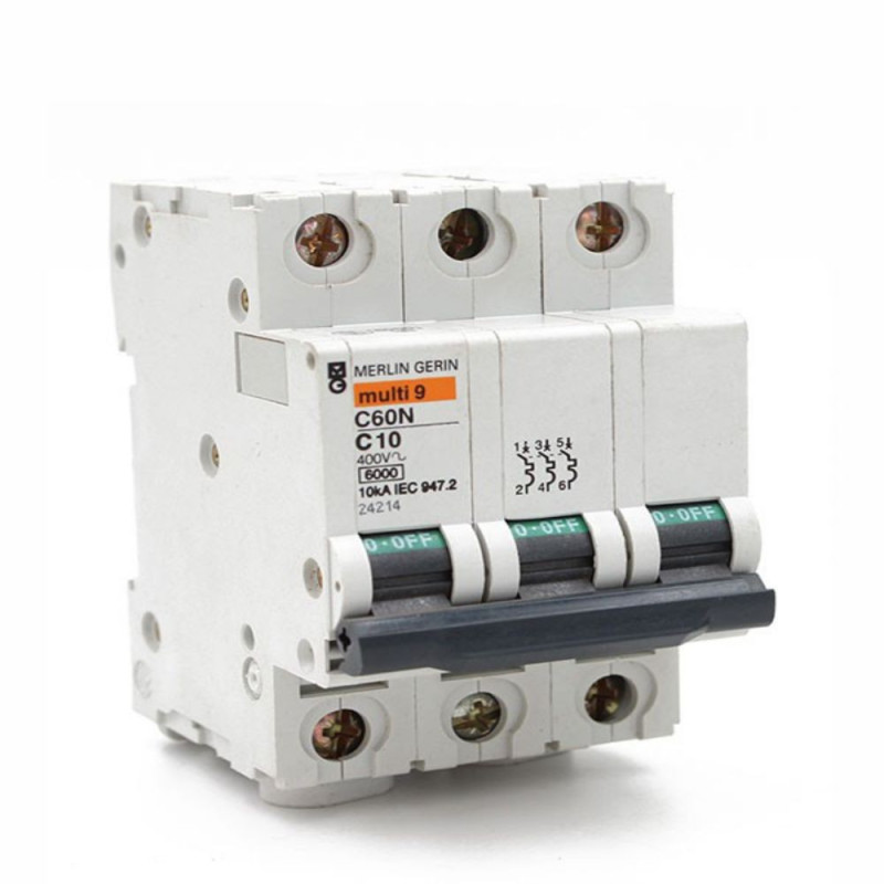  Disjoncteur iC60N TRI 10A courbe C SCHNEIDER ELECTRIC - Sanifer Tamatave