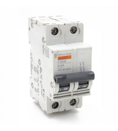  C60N 2P 16A courbe D SCHNEIDER ELECTRIC - Sanifer Tamatave