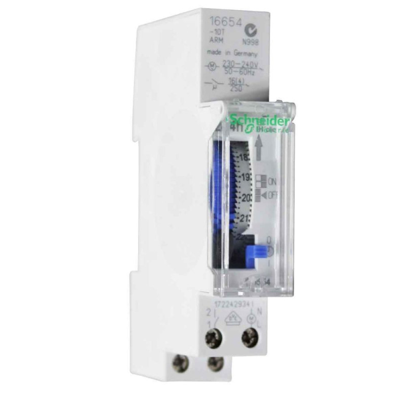  Interrupteur horaire IHclic 18mm 24h 1C* SCHNEIDER ELECTRIC - Sanifer Tamatave
