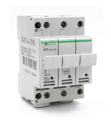  Sectionneur fusible  à tiroir STI 3P+N 500V SCHNEIDER ELECTRIC - Sanifer Tamatave