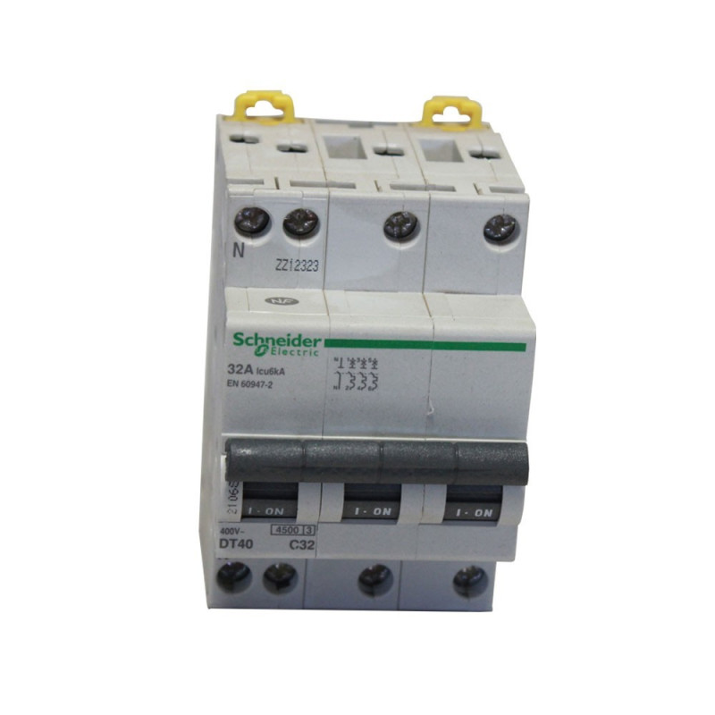  Disjoncteur DT40 3P+N 32A Courbe C SCHNEIDER ELECTRIC - Sanifer Tamatave