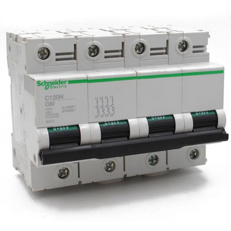  Disjoncteur C120N Tetra 80A Courbe C SCHNEIDER ELECTRIC - Sanifer Tamatave
