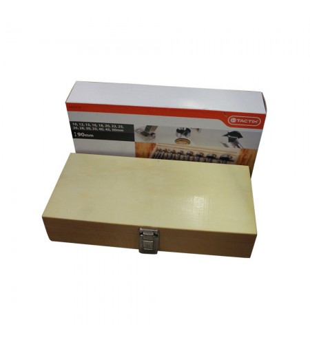  Coffret de 15 fraises 10 à 50mm TACTIX - Sanifer Tamatave