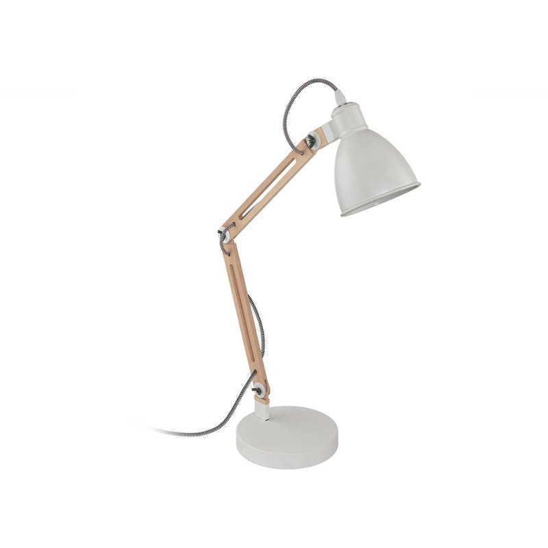  Lampe de table TORONA 1 en acier nature E14 28w H605 EGLO - Sanifer Tamatave