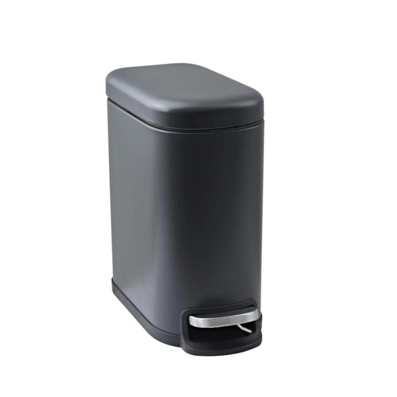  Poubelle salle de bain remix slim 5l black 0 NR  - Sanifer Tamatave