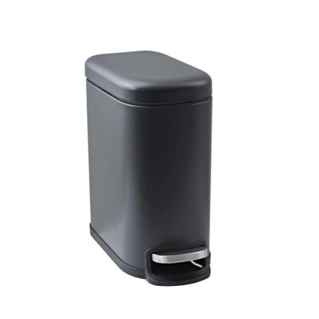  Poubelle salle de bain remix slim 5l black 0 NR  - Sanifer Tamatave