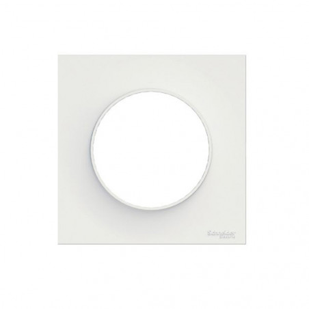  Plaque blanc 1 poste Odace SCHNEIDER ELECTRIC - Sanifer Tamatave