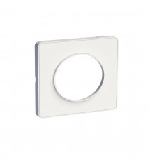  Plaque de finition Odace Touch Blanc avec liseré SCHNEIDER ELECTRIC - Sanifer Tamatave