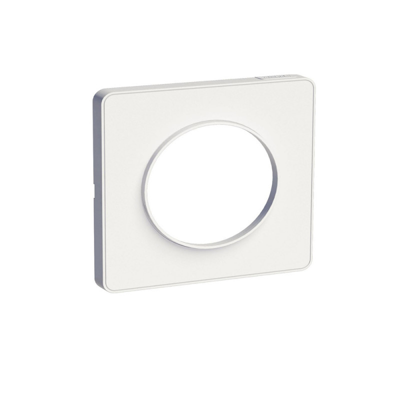  Plaque de finition Odace Touch Blanc avec liseré SCHNEIDER ELECTRIC - Sanifer Tamatave