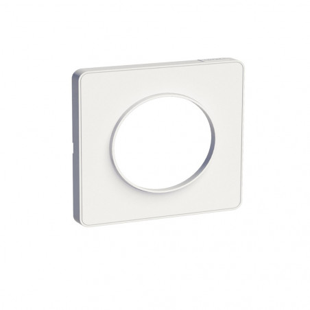  Plaque de finition Odace Touch Blanc avec liseré SCHNEIDER ELECTRIC - Sanifer Tamatave