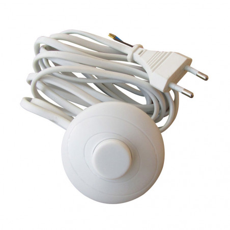  Cordon avec interrupteur poussoir h03vvh-2f & fiche 3m bc uv3  - Sanifer Tamatave