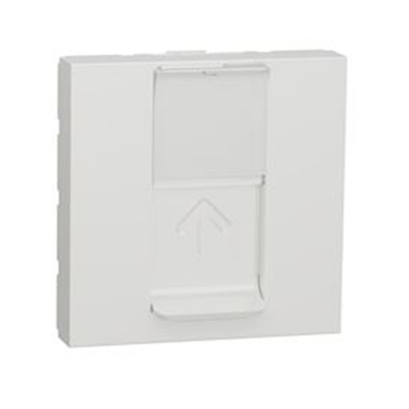  Prise RJ 45 simple catégorie 6 FTP 2 modules blanc UNICA SCHNEIDER ELECTRIC - Sanifer Tamatave