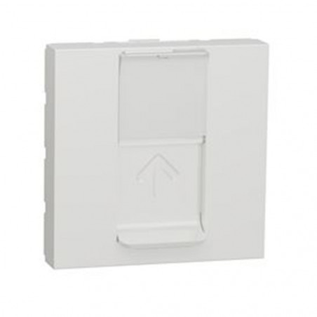  Prise RJ 45 simple catégorie 6 FTP 2 modules blanc UNICA SCHNEIDER ELECTRIC - Sanifer Tamatave